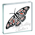 Personalised Miniature Token Red Butterfly