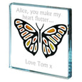 Personalised Miniature Token Yellow Butterfly