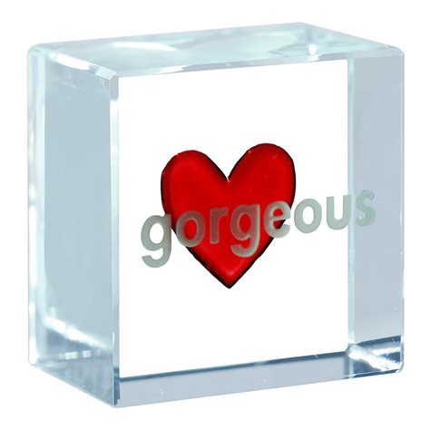 Text Token Gorgeous Red Heart