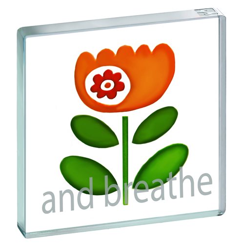 Miniature Token Orange Flower and Breathe