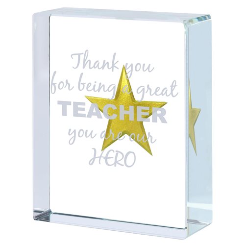 Token Gold Star for Teacher Hero