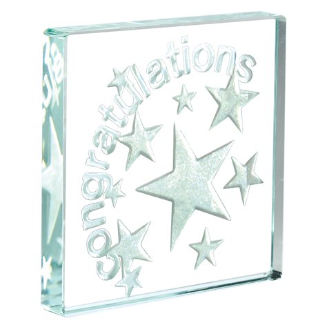 Miniature Token Congratulations Silver Stars