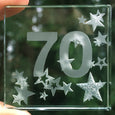 Miniature Token Glitter Stars 70