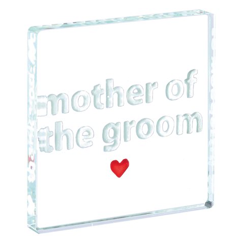 Miniature Token Mother Of The Groom Red Heart