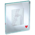 Picture Frame Single Red Heart