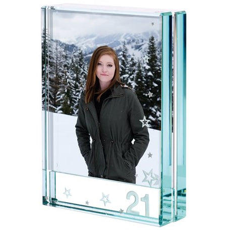 21st Birthday Gift Frame | Glass Photo Frame by Spaceform