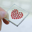 Miniature Token, Heart Within Hearts, On The Edge Says "'I Love You... Lots & Lots & Lots...'