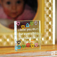Miniature Token Multi Hearts Mum