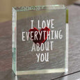 Token Red Heart " I love everything about you"