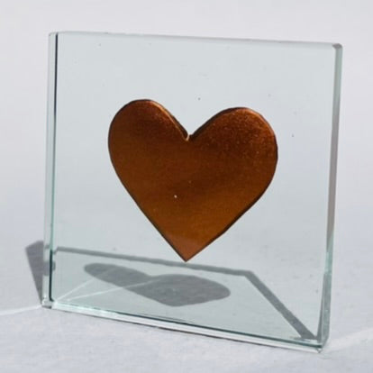 A choice of One-Off Miniature Token Hearts - 1 of each Colour only ...